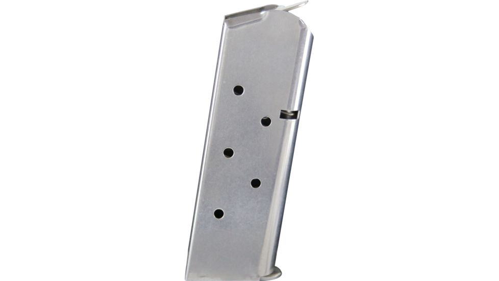 Check-Mate Industries Magazine, 1911, .45 ACP, Compact, Welded Base, 6-Round, Stainless CM45-6C-S