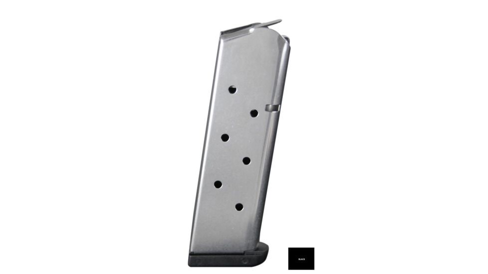 Check-Mate Industries Magazine, 1911, .45 ACP, Hybrid, Removable Base, 8-Round, Black, CM45-8-B-H-RB
