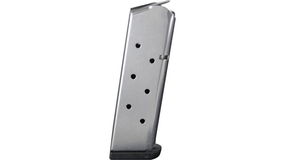Check-Mate Industries Magazine, 1911, .45 ACP, Hybrid, Removable Base, 8-Round, Stainless CM45-8-S-H-RB