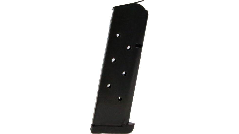Check-Mate Industries Magazine, 1911, .45 ACP, Removable Floor Plate, Check-Mate Follower, 8-Round, Blue Carbon CM45-8-B-RB