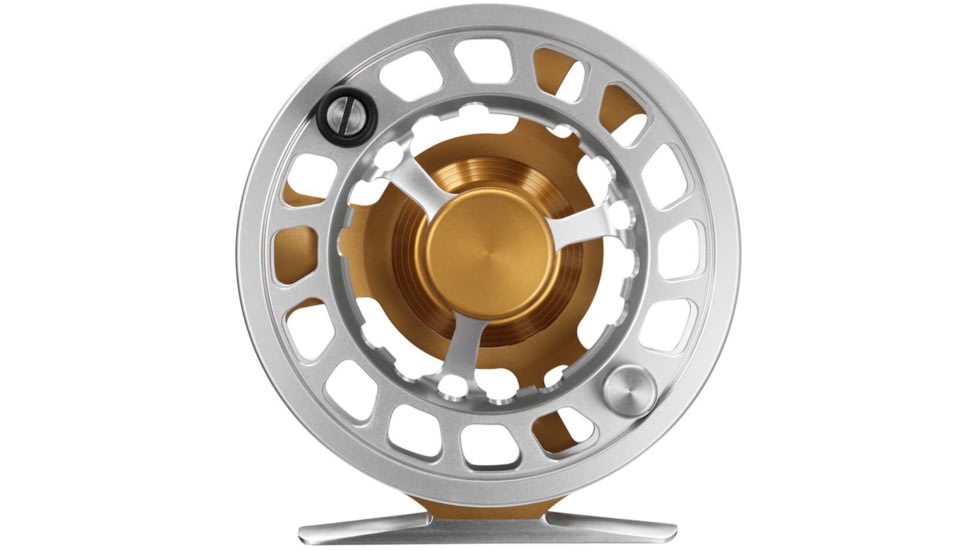 Cheeky Fishing Limitless 325 Fly Reel, Orange/Silver, 2-4 wt, 3.25 in diameter, C-LIM-325-ROS
