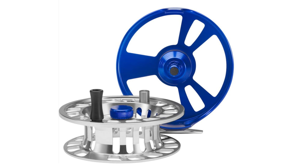 Cheeky Fishing Limitless 525 Fly Reel, Blue/Silver, 12-16 wt, 5.25 in diameter, C-LIM-525-RBS
