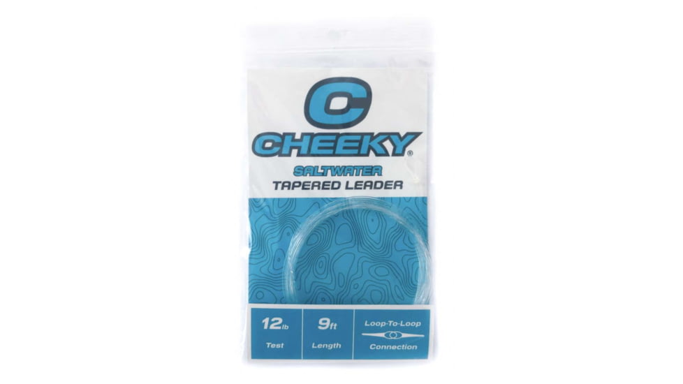 Cheeky Fishing Saltwater Leader, Single, 12 lb, Clear, C-LEA-12N-1PK