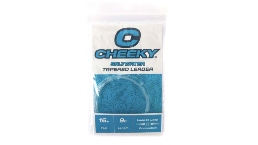 Cheeky Fishing Saltwater Leader, Single, 16 lb, Clear, C-LEA-16N-1PK
