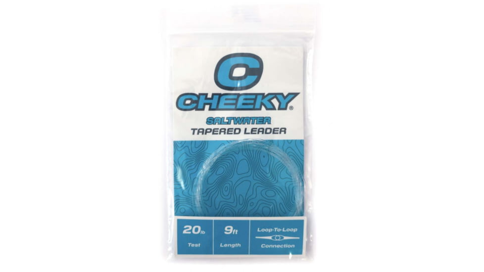 Cheeky Fishing Saltwater Leader, Single, 20 lb, Clear, C-LEA-20N-1PK