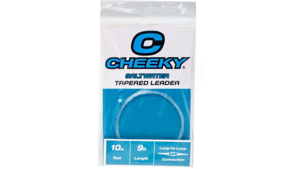 Cheeky Fishing Saltwater Leader, Single, 10 lb, Clear, C-LEA-10N-1PK
