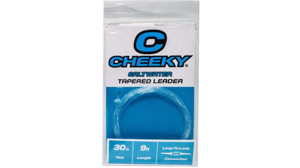 Cheeky Fishing Saltwater Leader, Single, 30 lb, Clear, C-LEA-30N-1PK