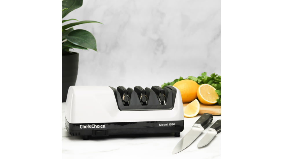 Chef's Choice Angleselect Diamond Hone 1520 Knife Sharpener, 12 x 6.25 x 6, White, 0115200
