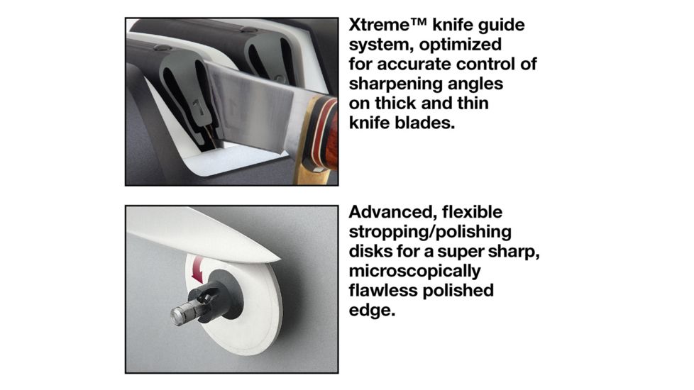 Chef's Choice Diamond Hone EdgeSelect 120 Knife Sharpener, Black, 0317001