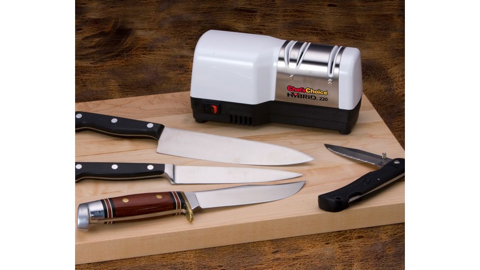 Chef's Choice Hybrid Diamond Hone 220 Knife Sharpener, Clam Pack, 022S000