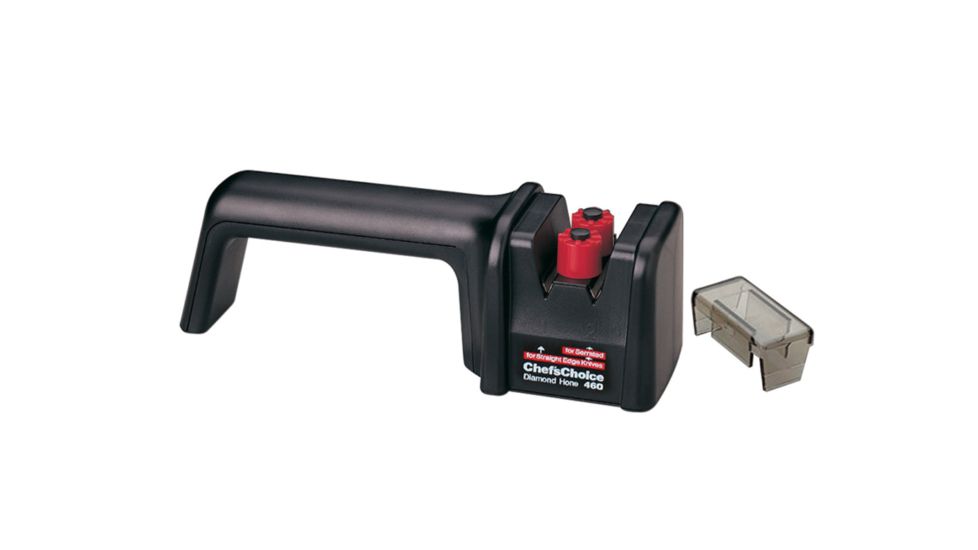 Chef's Choice Diamond Hone 460 Manual Knife Sharpener For All Edges, Black, 7.625 x 3 x 5.25 4600100