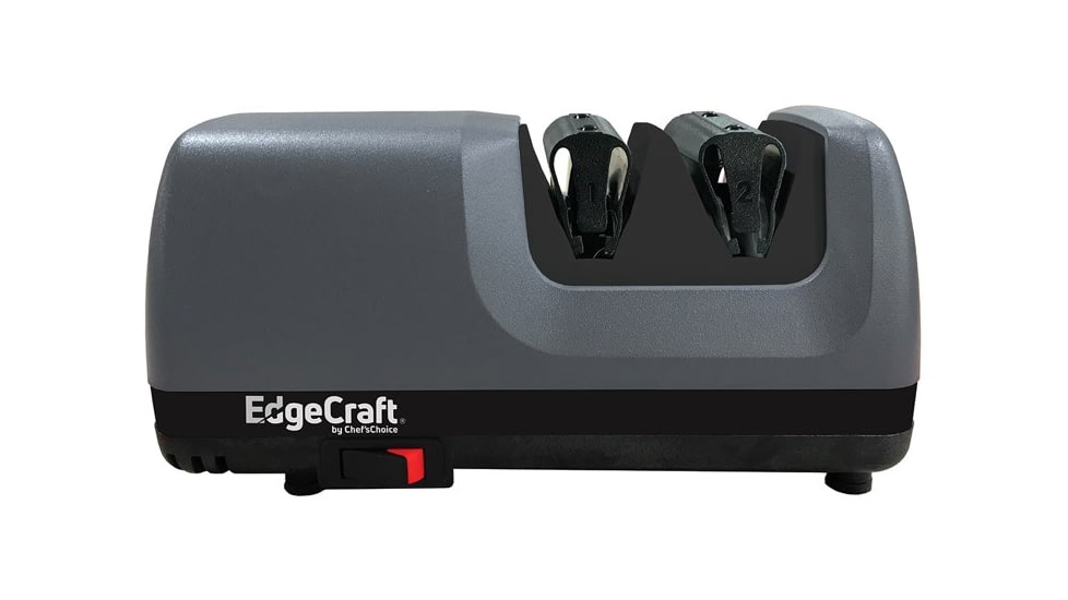 Chef's Choice Edgecraft Model E315 Electric Knife Sharpener, 2-Stage 15-Degree Dizor, SHE315GY11, Charcoal Grey, 2 Stage, SHE315GY11