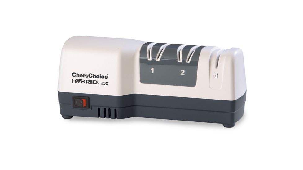 Edgecraft Hybrid Diamond Hone 250 Knife Sharpener, White, 0025100