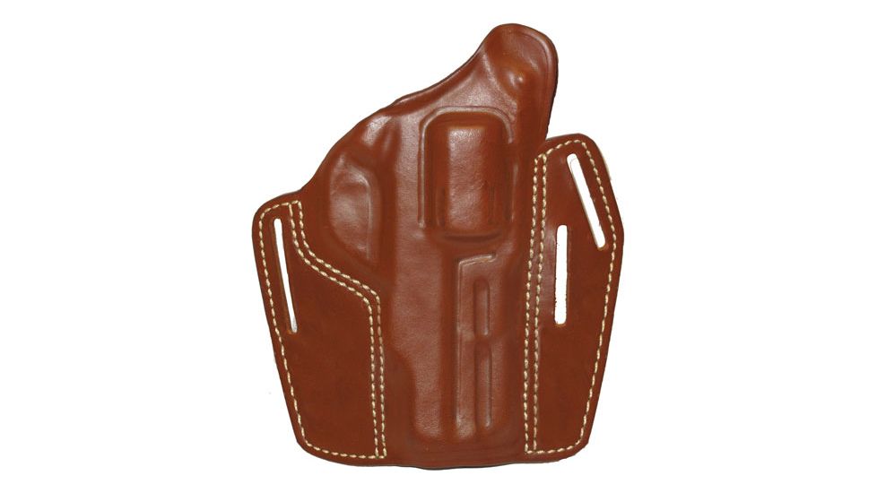 Chiappa Firearms Chiappa Holster 4'' Leather Brown For Chiappa Rhino
