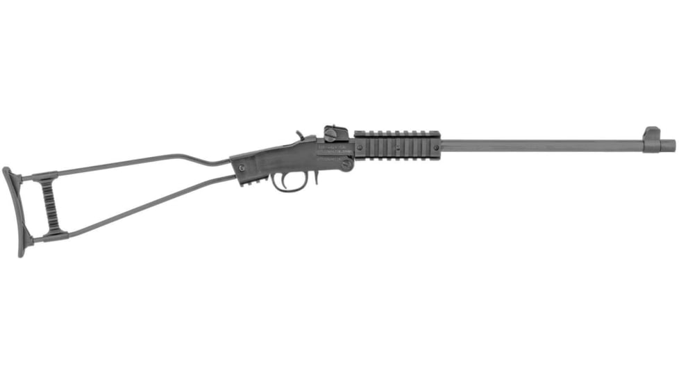 Chiappa Firearms Little Badger Single Shot Rifle, .17 Hornady Magnum Rimfire, 16.5in 1/2x28 TPI Barrel, 1-16, Steel Black Stock, Black, 500145-FRRMPG