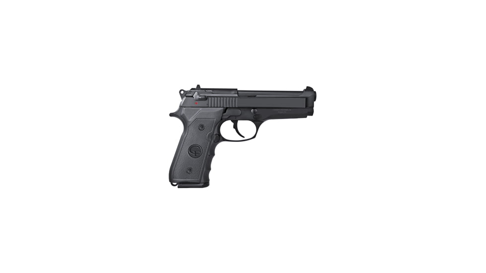 Chiappa Firearms M9 Pistol, 9mm Luger, 4.92in barrel, aluminum frame, black plastic grip, recoil operated semi-automatic, 3-dot fixed, 15 round magazine, CA-M9-9MM-4.92-1-FRRMPG