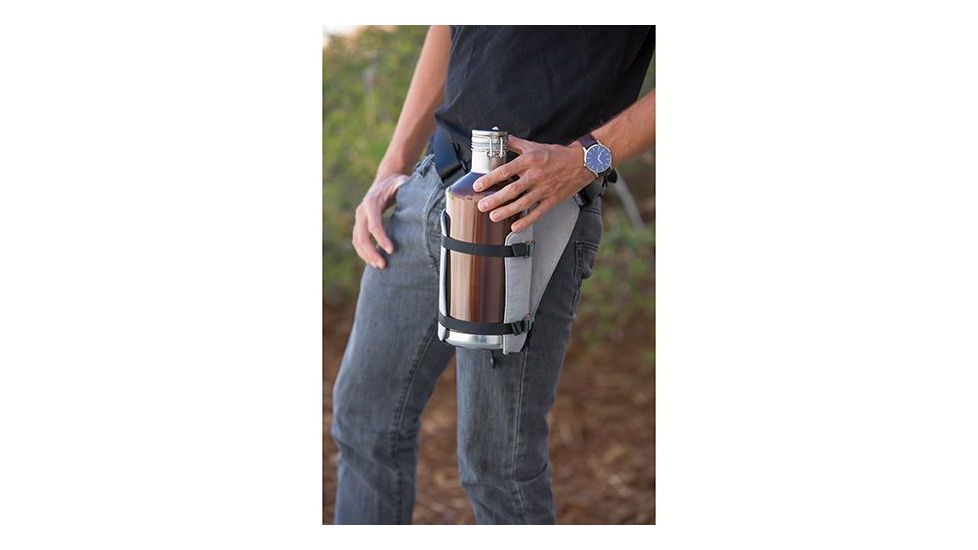 Chicobag Deluxe Bottle Sling, Grey, Polyester, 1 Year Mfg Warranty, CHC-14834