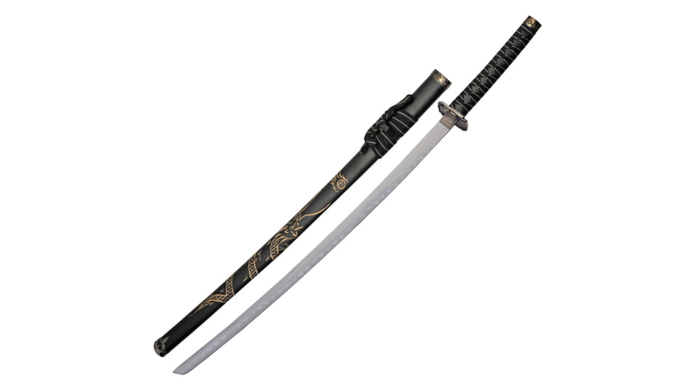 China Made 3 Pc Black Dragon Katana