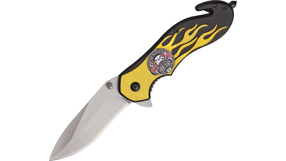 China Made Fast Flame Linerlock 3 in. Blade CN300209GD