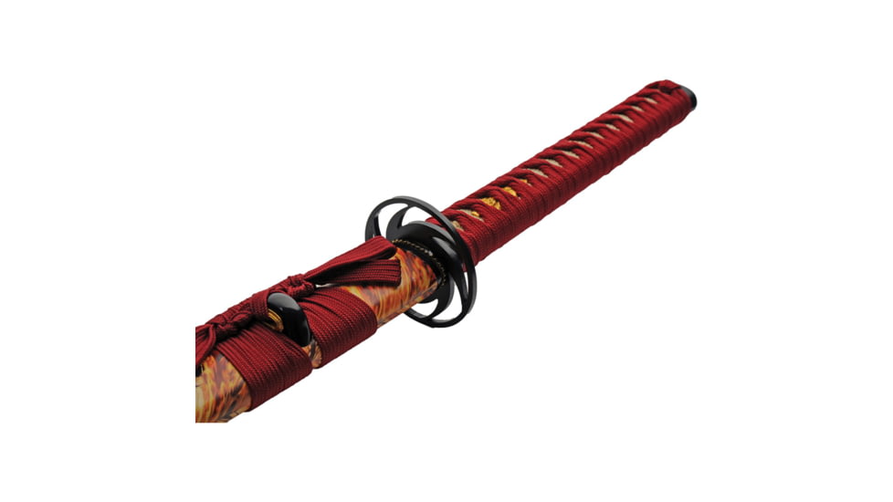 China Made Flaming Skull Katana