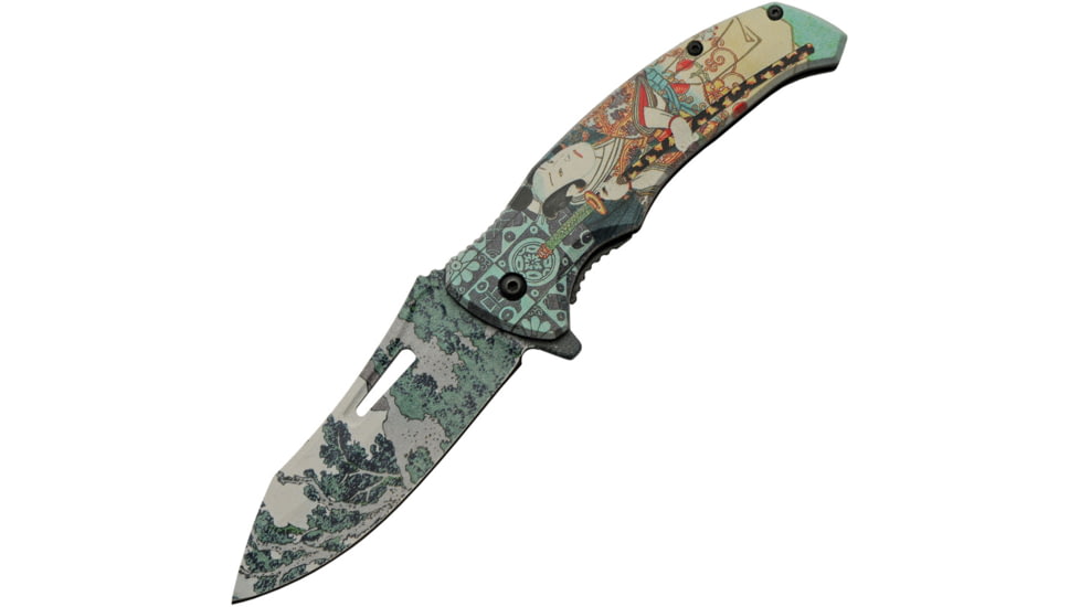 China Made Forest Samurai Linerlock A/O