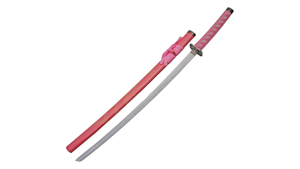 China Made Pink Dragon Katana Set 3pc