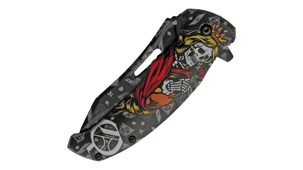 China Made Queen Skull Linerlock A/O
