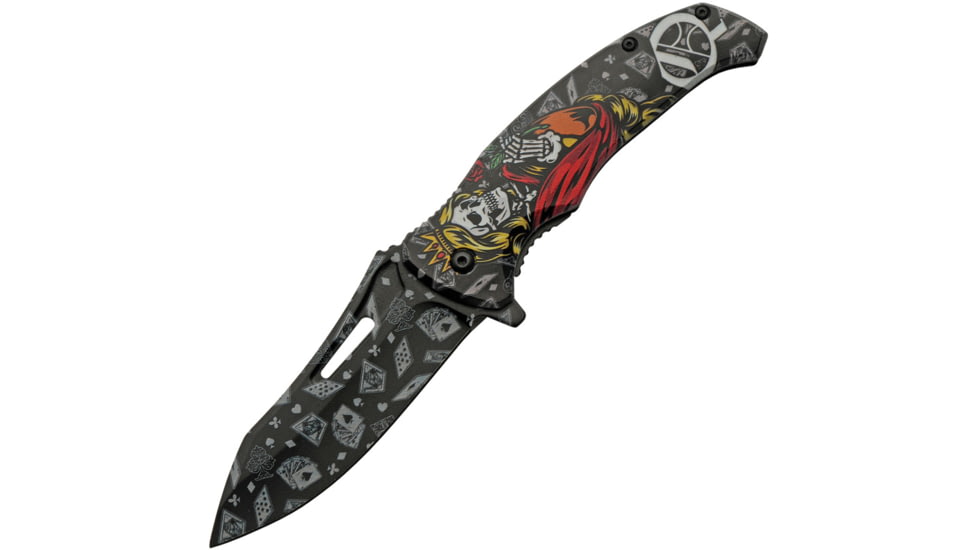China Made Queen Skull Linerlock A/O