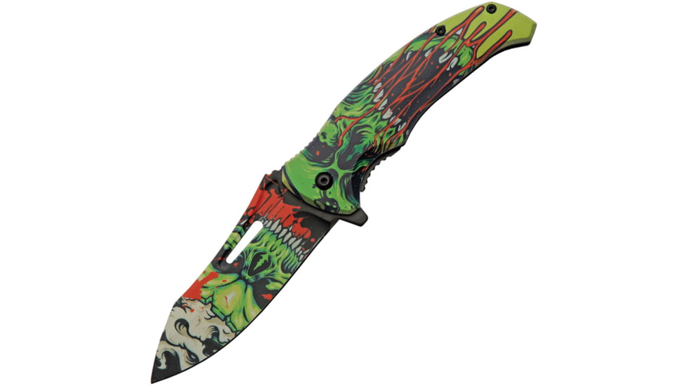 China Made Radium Skull Linerlock A/O
