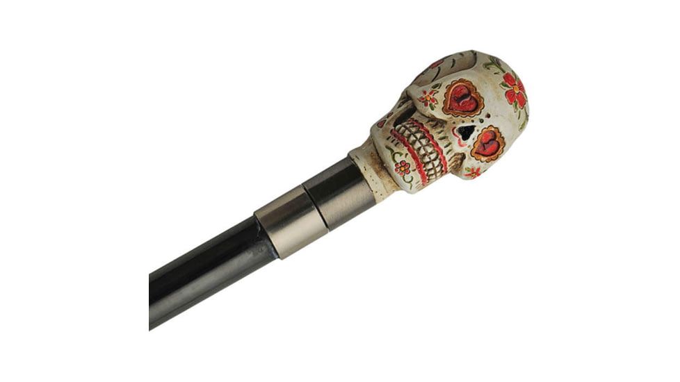 China Made Sugar Skull Cane Sword
