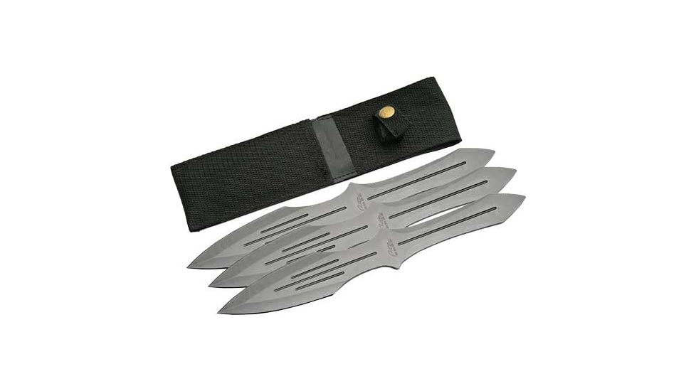 China Made Three Piece Knife Throwing Set, Contoured handle, 211230-SL