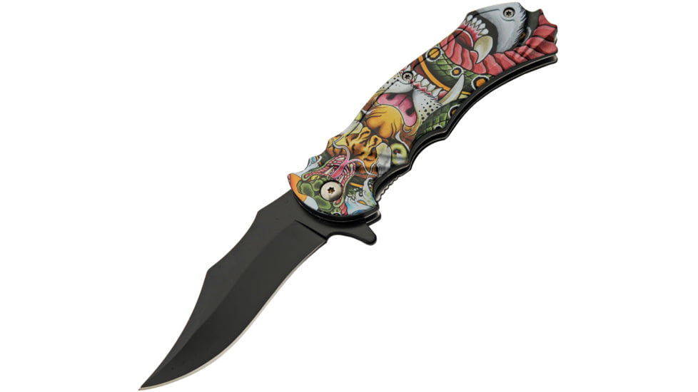 China Made Tiger Snake Linerlock A/O