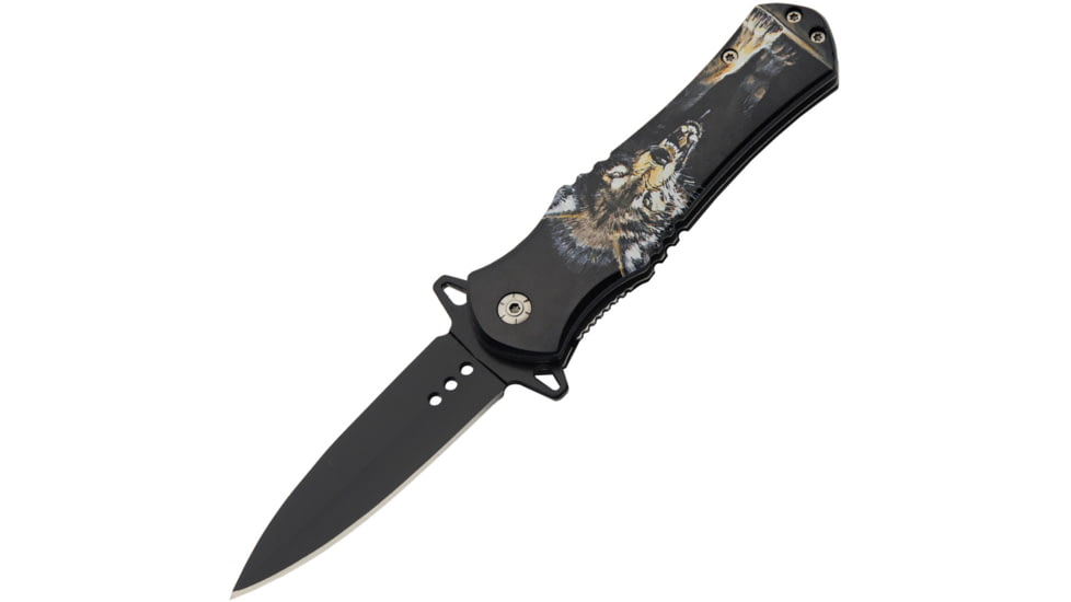 China Made Wildlife Linerlock A/O Wolf CN300570WF