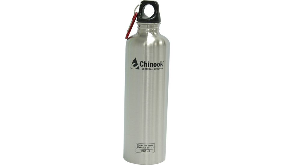 Chinook Cascade Wide Mouth Stainless Steel Bottle, 32 oz., Natural 54372