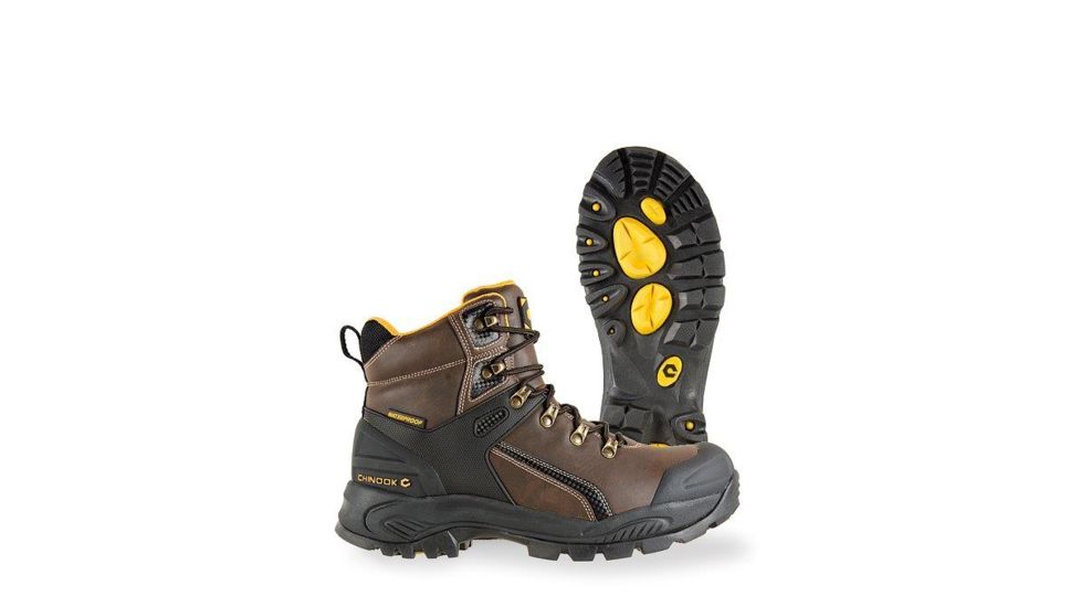 Chinook Footwear Hammerhead Waterproof Mid Boots - Mens, Brown, 10, 6120-201-10