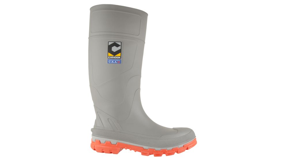 Chinook Footwear Kickaxe Soft Toe Boots - Mens, Grey, 14 3560-010-14