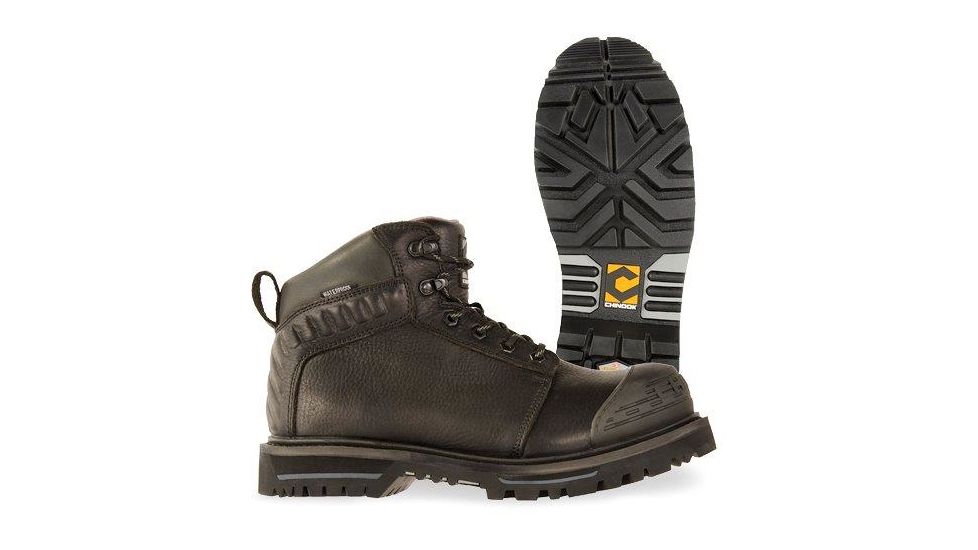 Chinook Footwear Tarantuala 6in Waterproof Boots - Mens, Black, 9, 8495-001-9