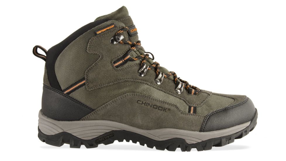 Chinook Footwear Wickiup Suede And Nylon Waterproof Hiker Boot - Mens, Grey, 7, 8520-050-7
