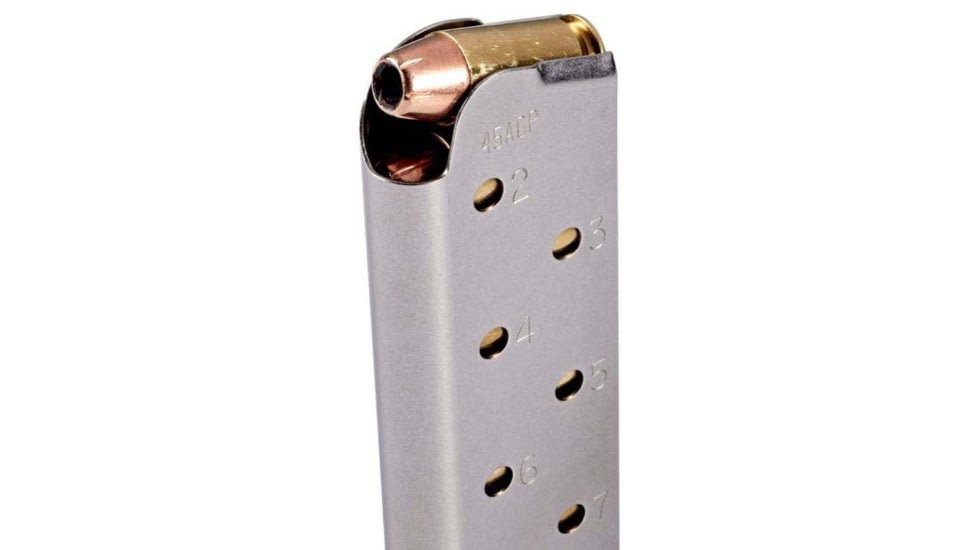 Chip McCormick Classic 1911 Compact, .45 ACP, 7 Round Pistol Magazine, Stainless, M-CL-45CP7
