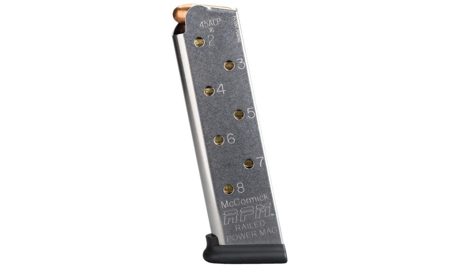 Chip McCormick Custom 17130 1911 45 ACP 8 Rd Stainless Finish