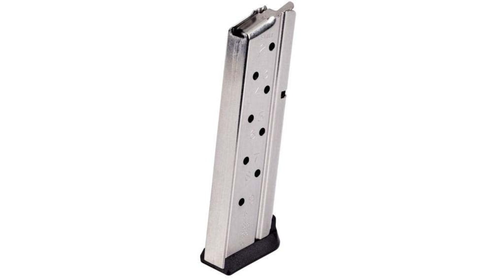 Chip McCormick Range Pro 1911 Compact, 9mm Luger, 9 Round Pistol Magazine, Stainless, M-RP-9CP9