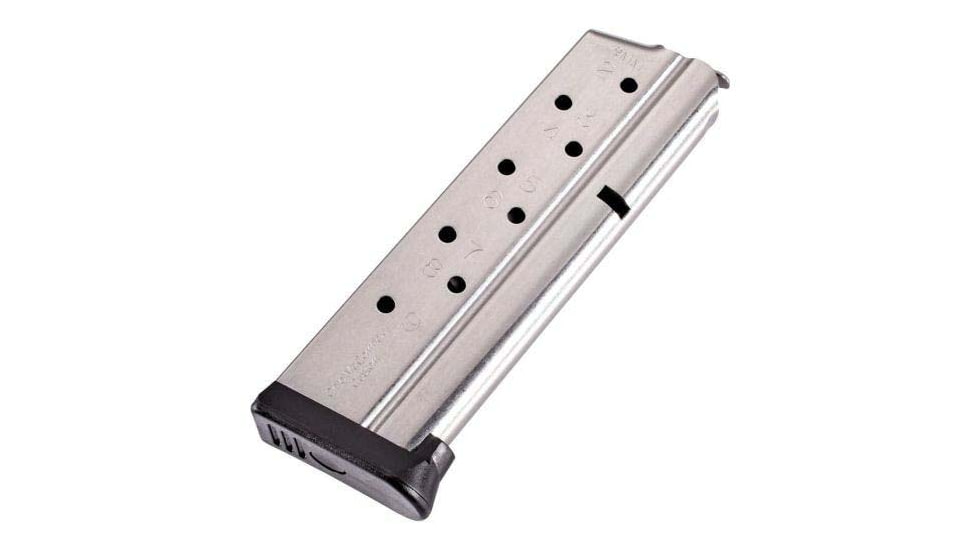 Chip McCormick Range Pro 1911 Compact, 9mm Luger, 9 Round Pistol Magazine, Stainless, M-RP-9CP9