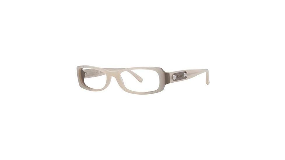 Chloe CL1165 Single Vision Prescription Eyeglasses - Frame Beige, Size 53/15mm CL116504