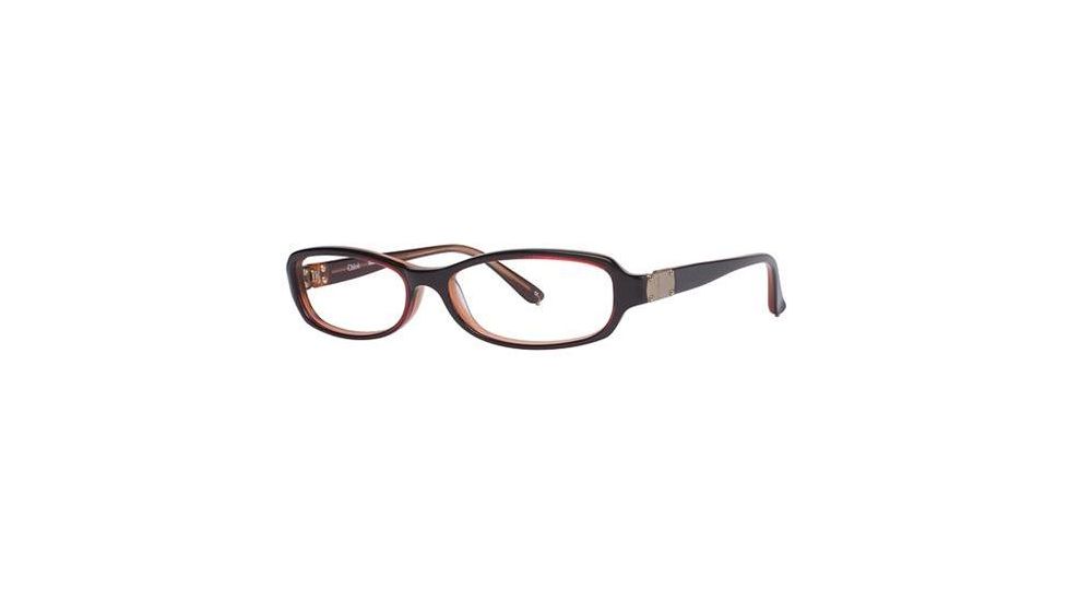 Chloe CL1195 Bifocal Prescription Eyeglasses - Frame Red/Brick, Size 52/14mm CL119502