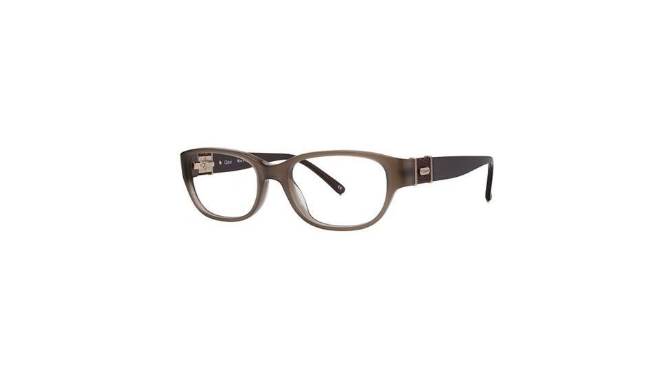 Chloe CL1202 Progressive Prescription Eyeglasses - Frame Chocolate, Size 53/16mm CL120202