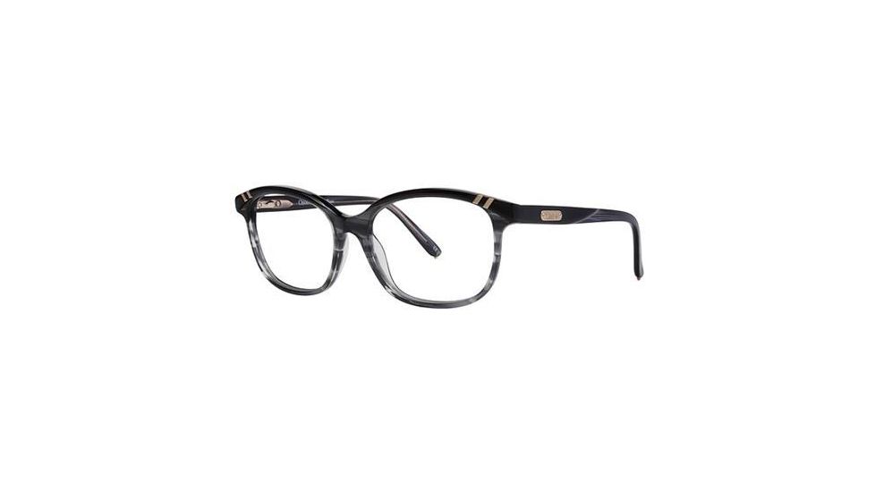 Chloe CL1205 Progressive Prescription Eyeglasses - Frame Black/Grey, Size 54/16mm CL120501