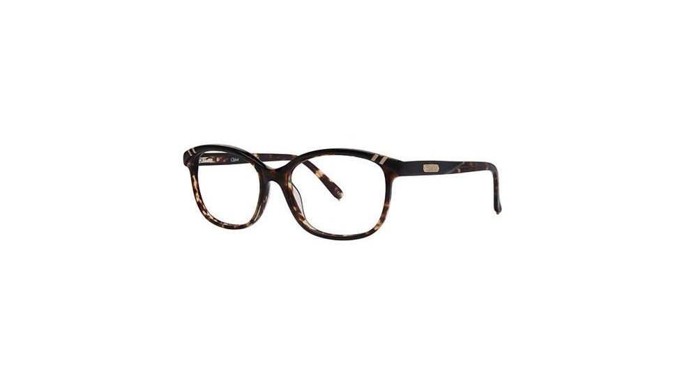 Chloe CL1205 Progressive Prescription Eyeglasses - Frame Black/Tortoise, Size 54/16mm CL120502