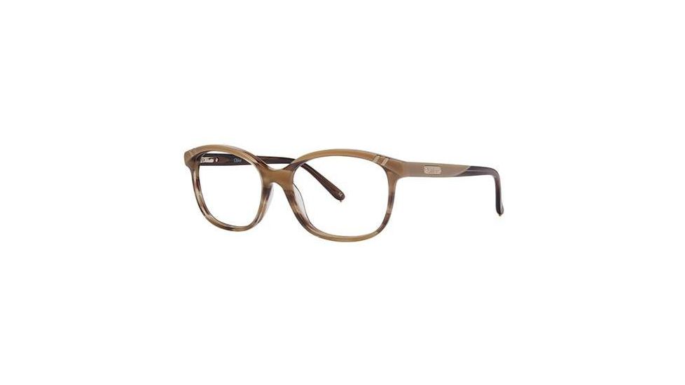 Chloe CL1205 Progressive Prescription Eyeglasses - Frame Camel/Horn, Size 54/16mm CL120504