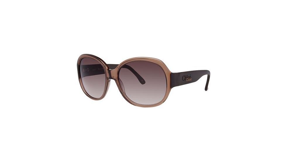 Chloe CL2214 Sunglasses - Frame Brown, Lens Color Gradient Brown, Size 60/17mm CL221402