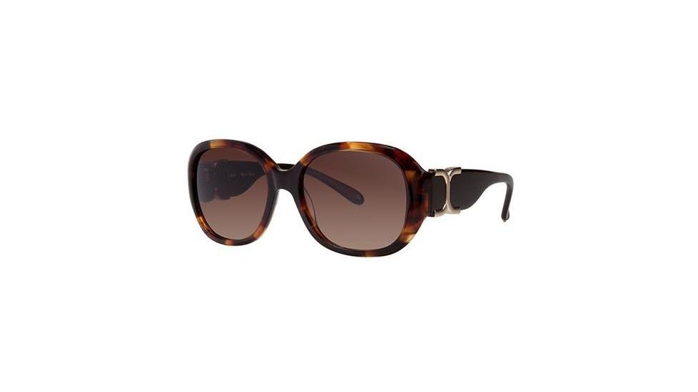 Chloe CL2240 Sunglasses - Frame Dark Tortoise, Lens Color Gradient Brown CL224004